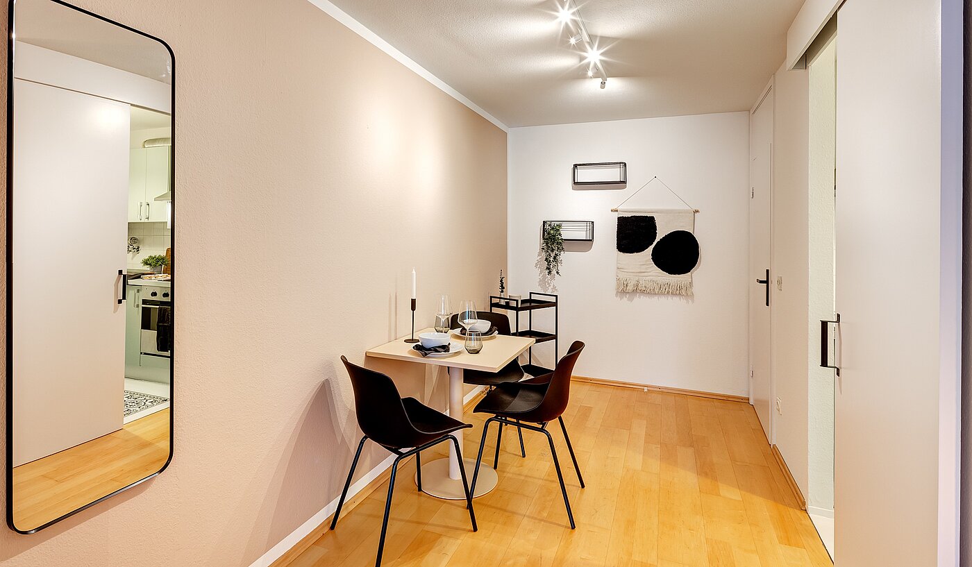 Appartamento a 1 camera | München-Maxvorstadt | 70132 | Ansprechende Essecke