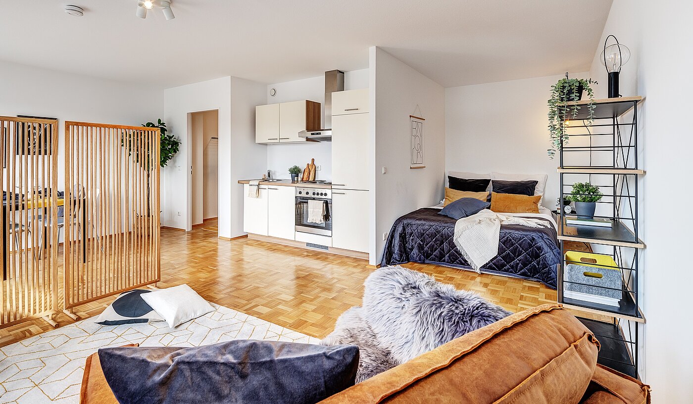 Appartamento a 1 camera | München-Milbertshofen | 2112ML4 | Blick zur...