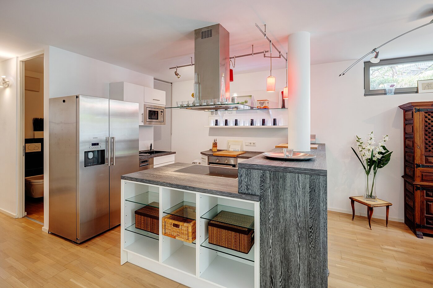 Appartamento a 2 camere | München-Au | 70108 | Offene Küche mit Kochinsel