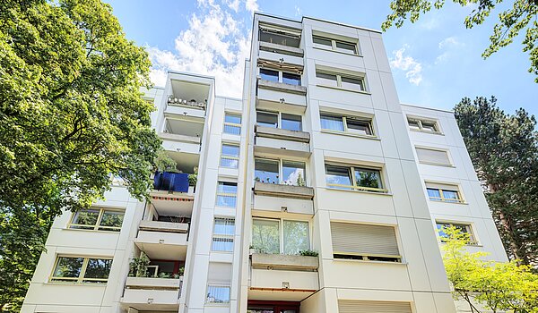 Appartamento a 2 camere | München-Hadern | 704101 | Außenansicht Richtung Wintergarten