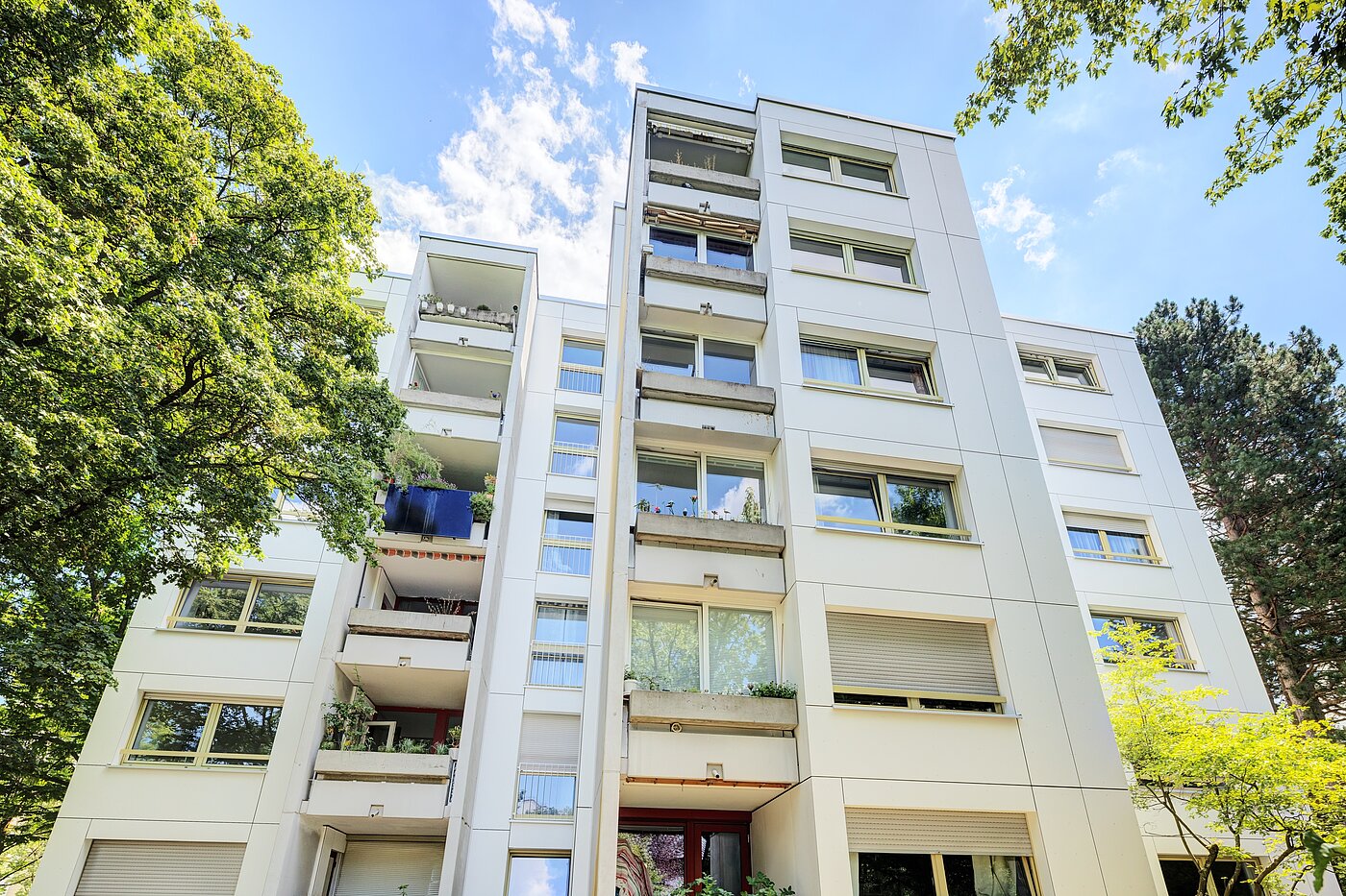 Appartamento a 2 camere | München-Hadern | 704101 | Außenansicht Richtung Wintergarten