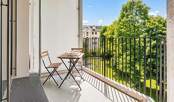 Apartment a 1.5 camere | München-Bogenhausen | 702971 | Balkon zum...