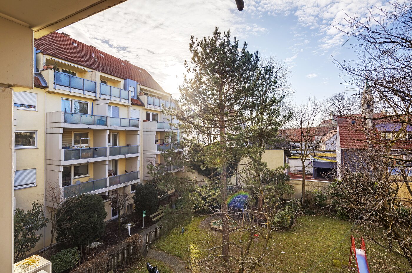 Appartamento a 3 camere | München-Sendling | 1712ML3 | Balkonaussicht