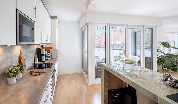 Appartamento a 3 camere | München-Ludwigsvorstadt | 70488 | ...und Theke, sowie...
