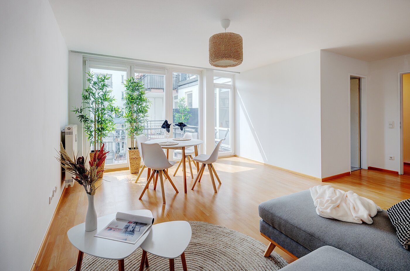 Appartamento a 2 camere | München-Obersendling | 70039 | Bodentiefe Fenster bieten viel Licht