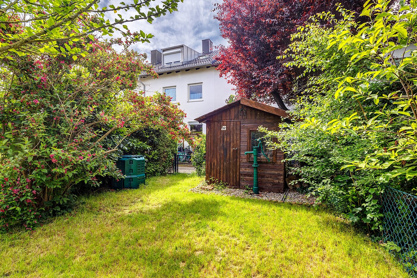Casa centrale a schiera a 4 camere | Maisach | 70125 | Garten mit Gartenhaus