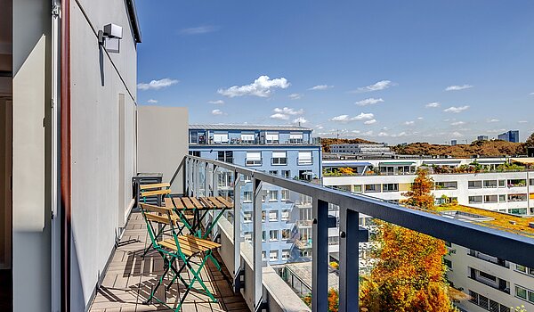 Apartment a 1 camera | München-Schwabing | 70376 | Großer Balkon