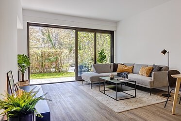 Obermenzing: appartamento di 2,5 locali sul canale di Nymphenburg