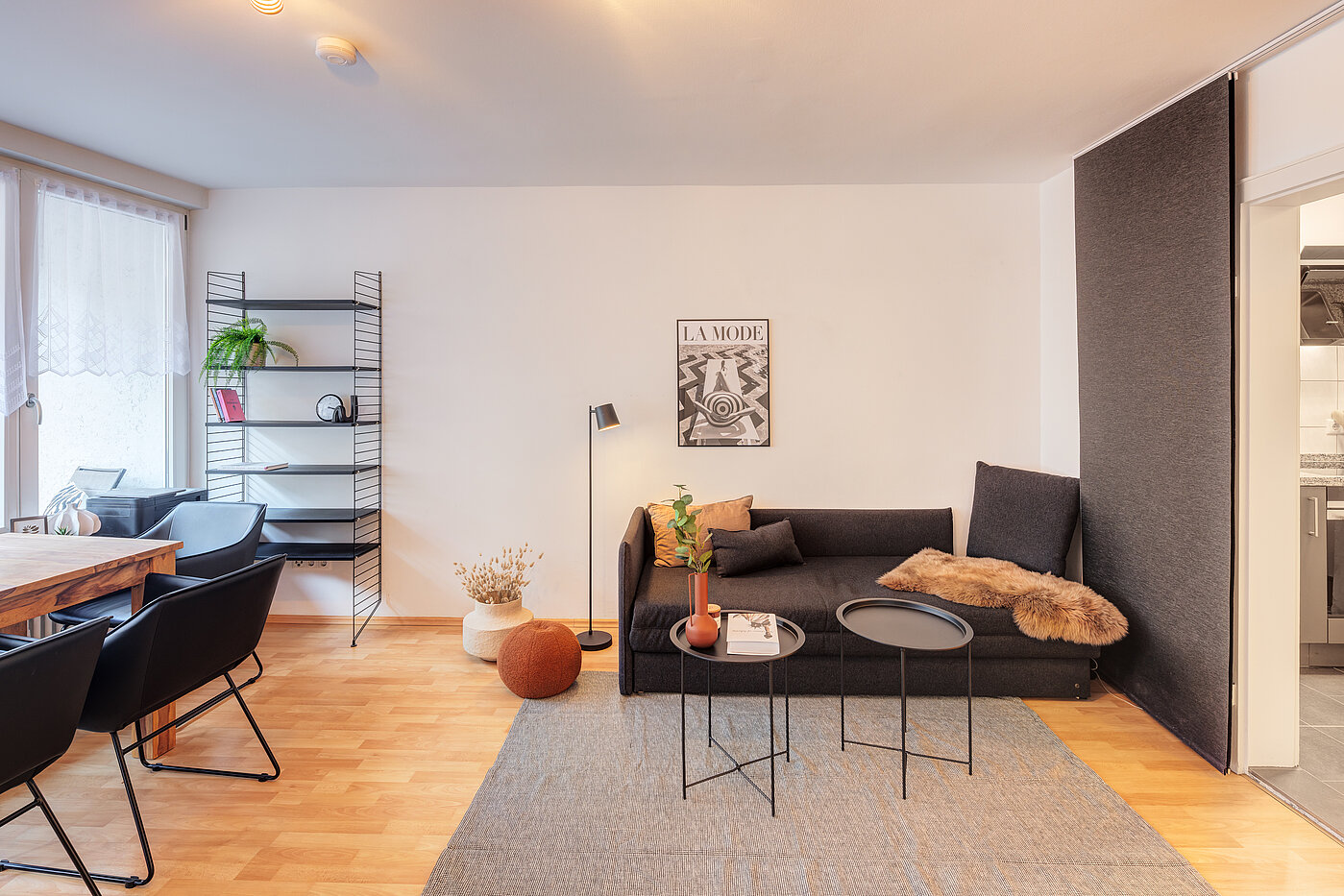 Apartment a 1 camera | München-Schwabing | 70211 | Wohn-/Schlafbereich