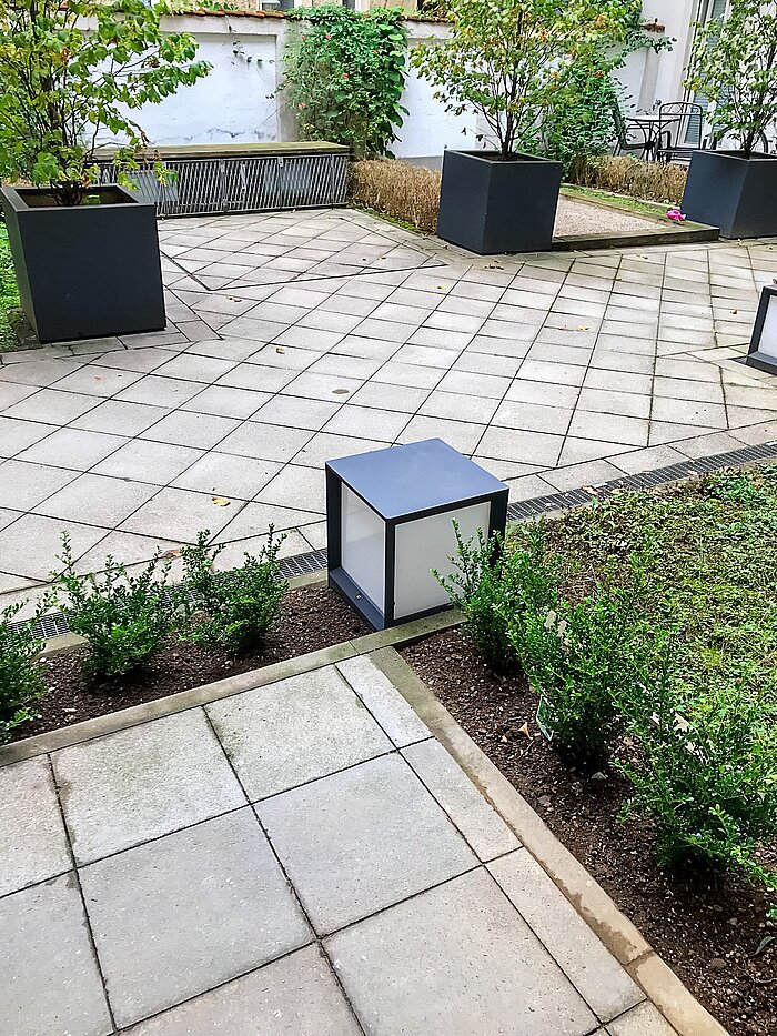 Appartamento al piano terra a 1.5 camere | München-Lehel | 70149 | Zugang zur Terrasse...