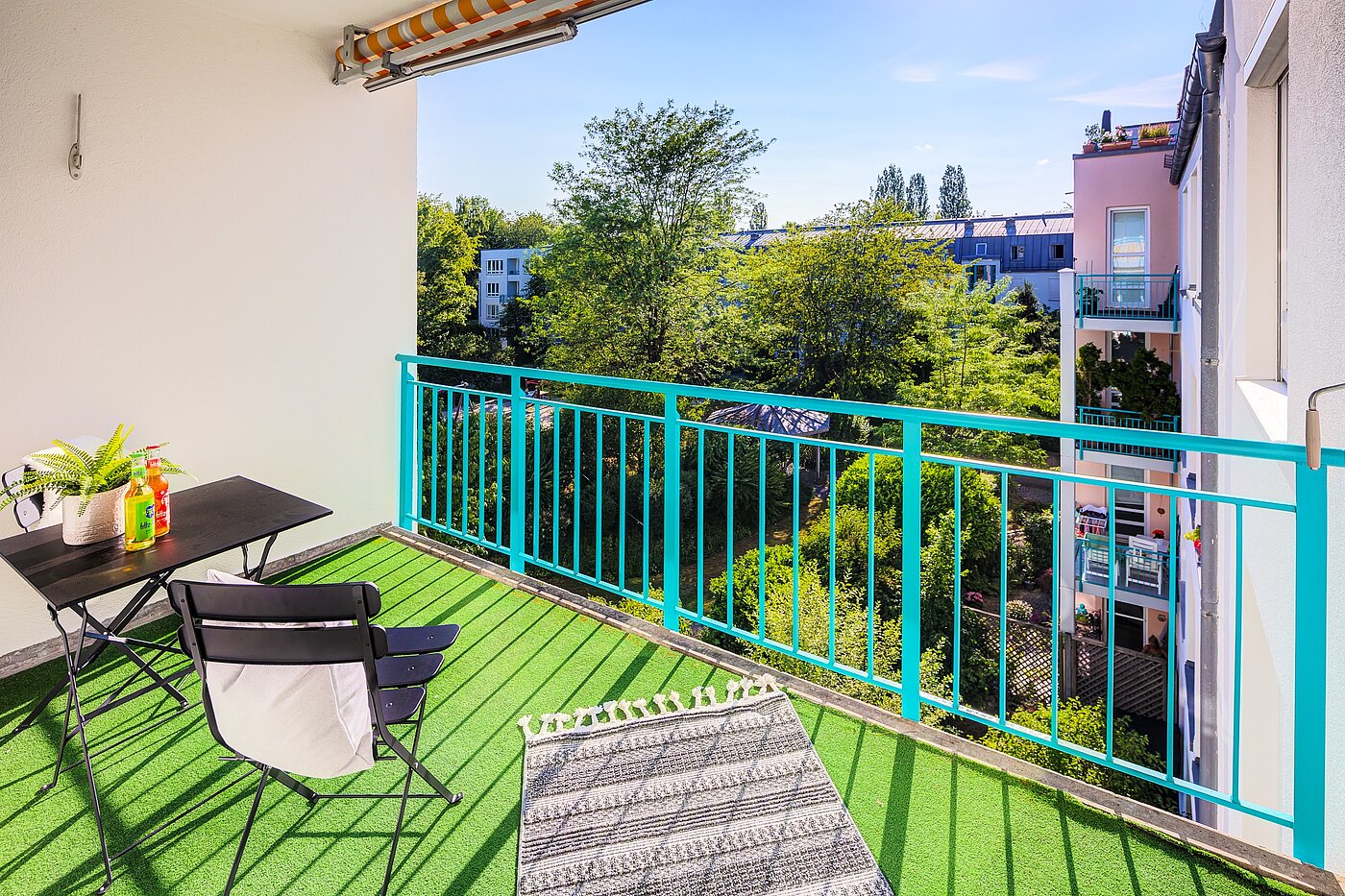 Appartamento a 3 camere | München-Oberföhring | 70246 | Sonnige Südwest Loggia mit...