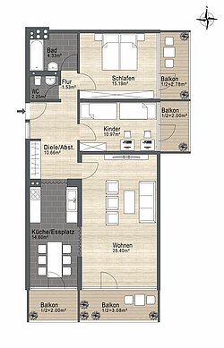 Nicht maßstabsgetreu