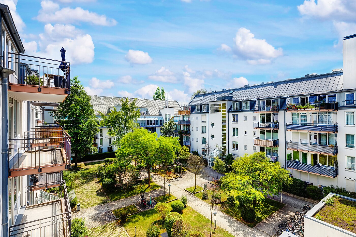 Appartamento a 2 camere | München-Obersendling | 70039 | Mit Ausblick ins Karree