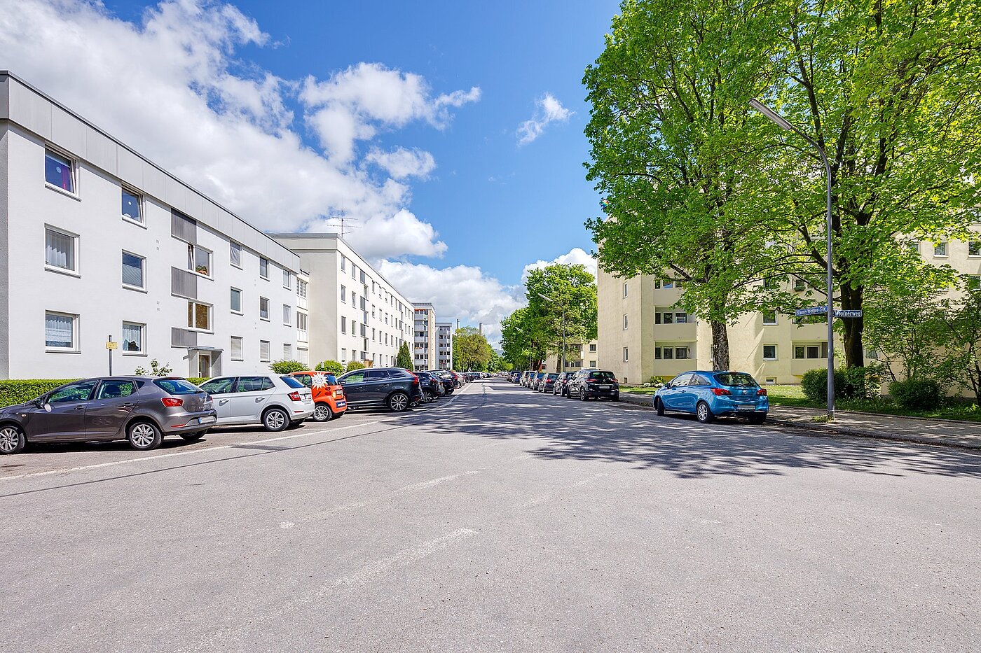 Appartamento a 1 camera | München-Oberföhring | 2104ML2 | Blick i.d. Franz-Wolter-Straße
