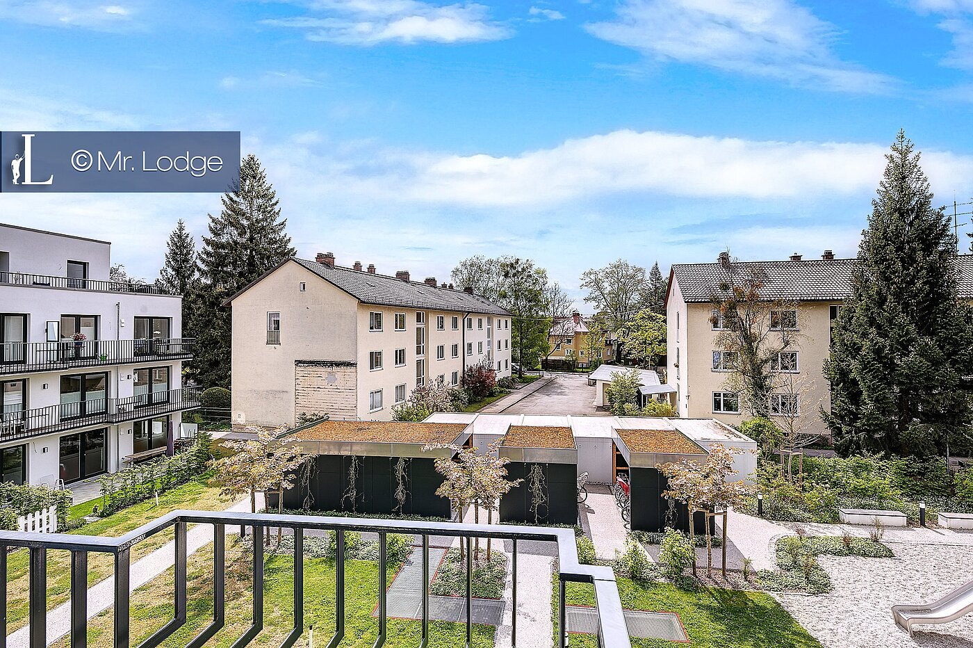 Appartamento a 2 camere | München-Sendling-Westpark | 1801ML3 | Blick vom Balkon