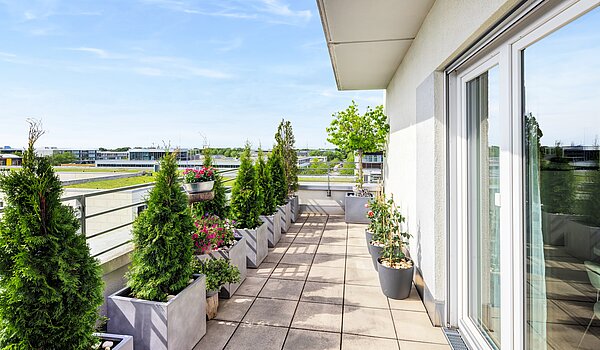 Penthouse a 3 camere | München-Riem | 70468 | ...umlaufenden Terrasse