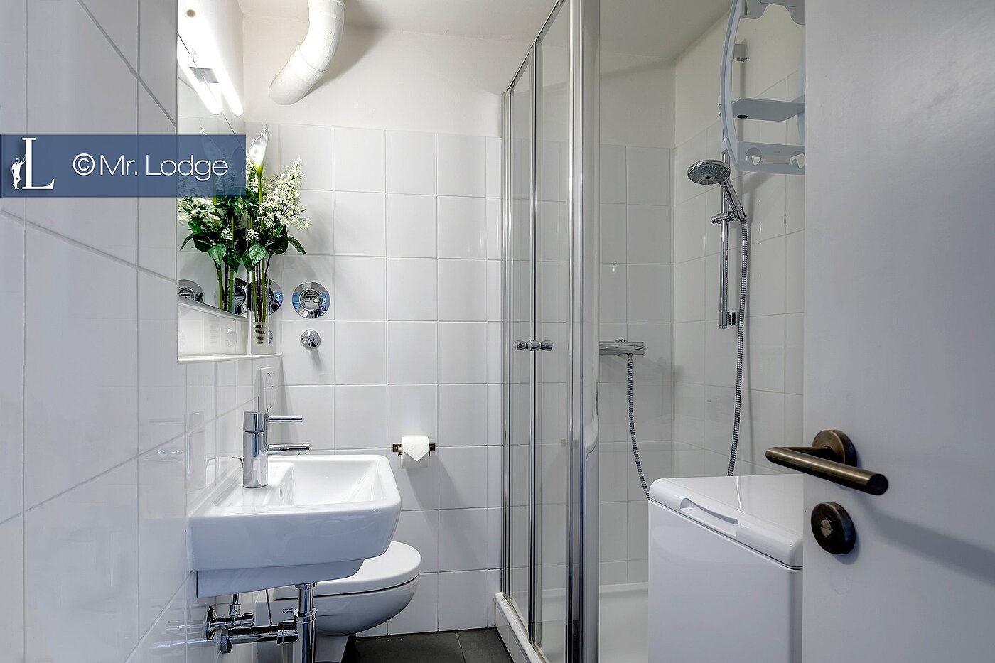 Appartamento a 1 camera | München-Neuhausen | 1703ML9 | Bad mit Dusche
