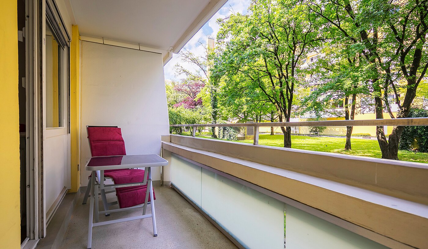 Appartamento al piano terra a 1 camera | München-Nymphenburg | 2203ML1 | Sonniger Westbalkon...