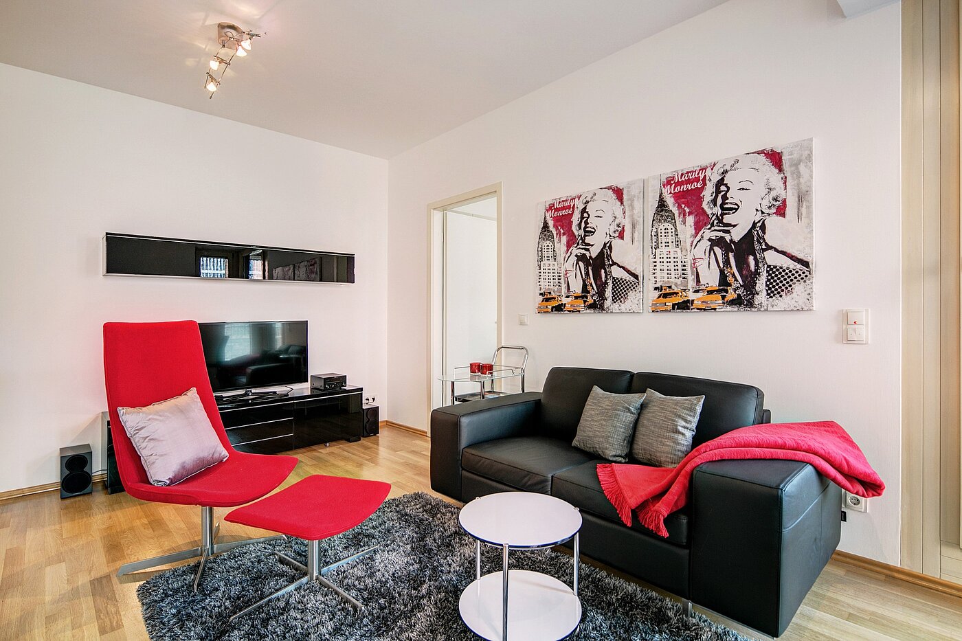 Appartamento a 1.5 camere | München-Schwabing | 70392 | Wohnbereich