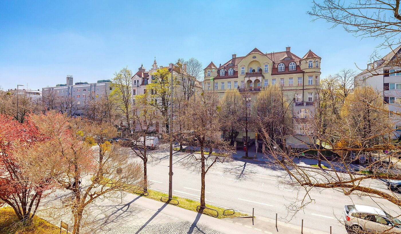 Appartamento a 2 camere | München-Neuhausen | 2003ML5 | Blick auf die Nymphenburger