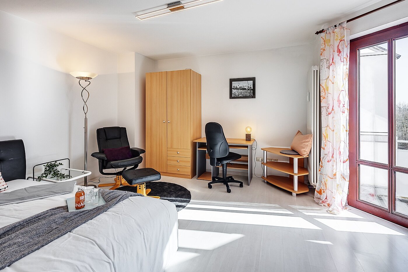 Appartamento a 1 camera | München-Perlach | 2102ML1 | Wohnen und Schlafen