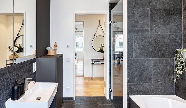 Appartamento a 2 camere | 70134 | ...und Badewanne