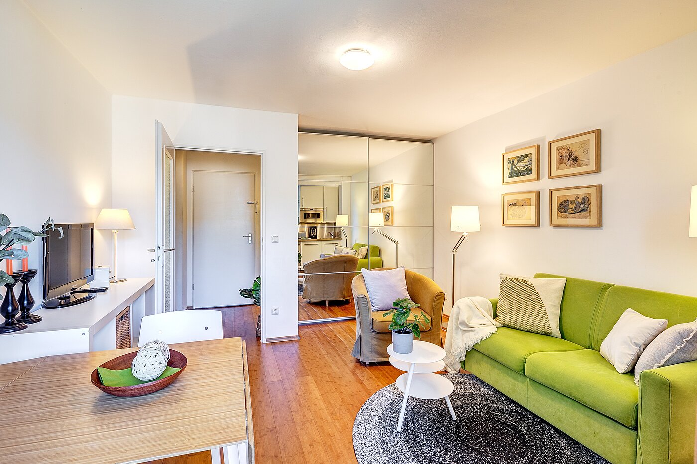 Appartamento a 1 camera | München-Schwabing | 2210ML3 | Schlafen