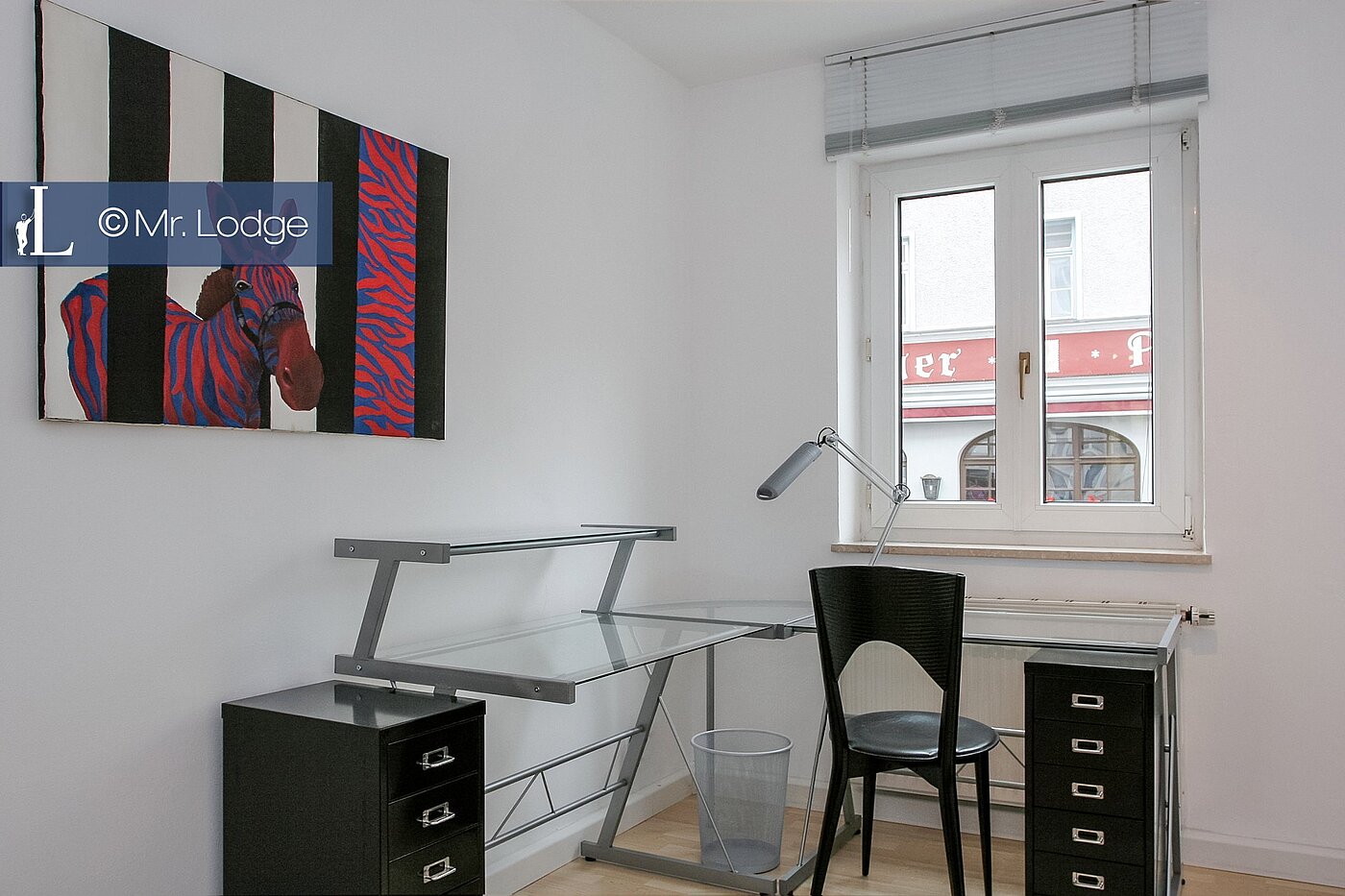 Appartamento a 2 camere | München-Isarvorstadt | 1709ML2 | Schreibtisch, Schlafzimmer