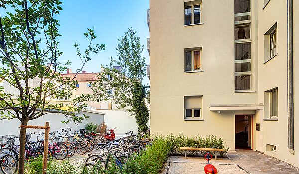 Appartamento a 2 camere | München-Maxvorstadt | 70398 | Ruhiger Innenhof