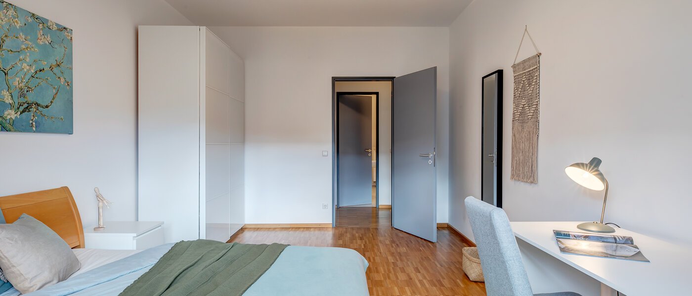 attico con terrazzo München Maxvorstadt - Museumsviertel 04 1° camera da letto 1