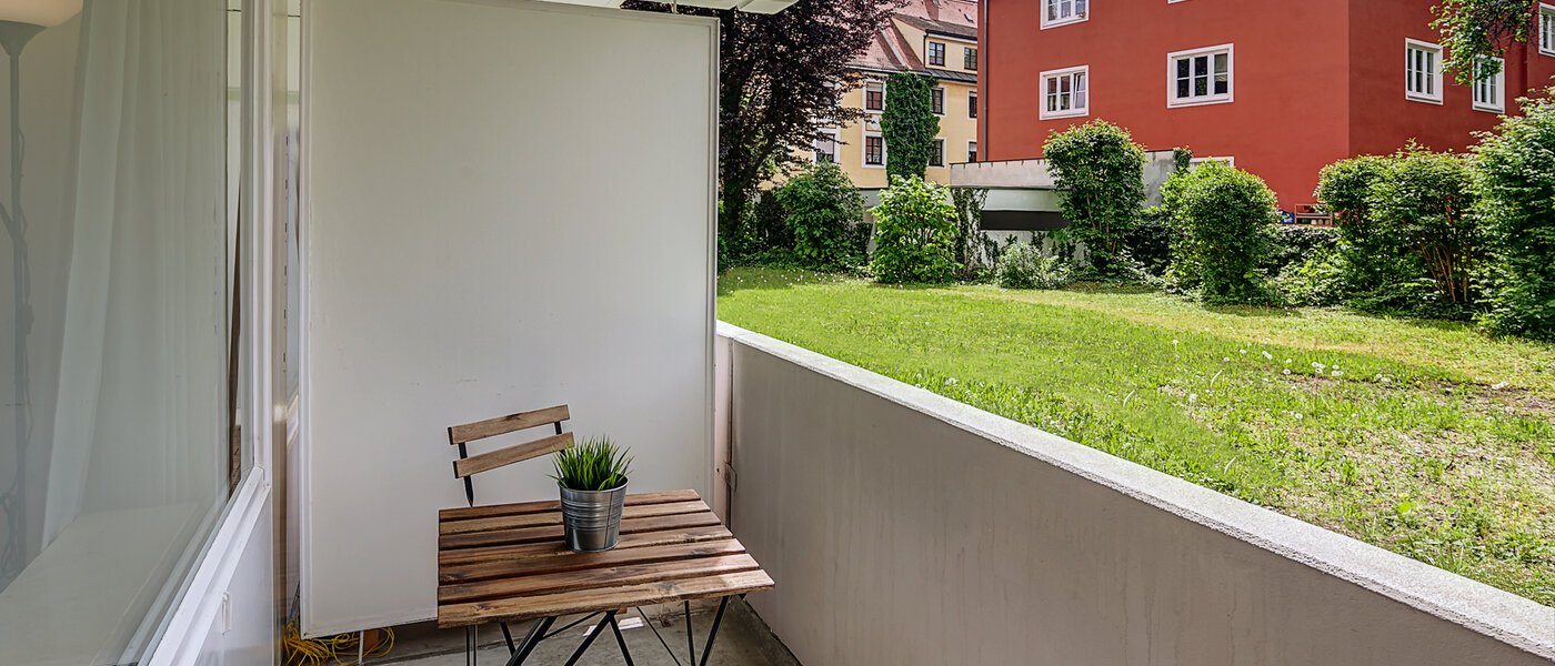 abitazione München Schwabing-Nord (zw. Leopoldstraße & Englischen Garten) 01 balcone 10010