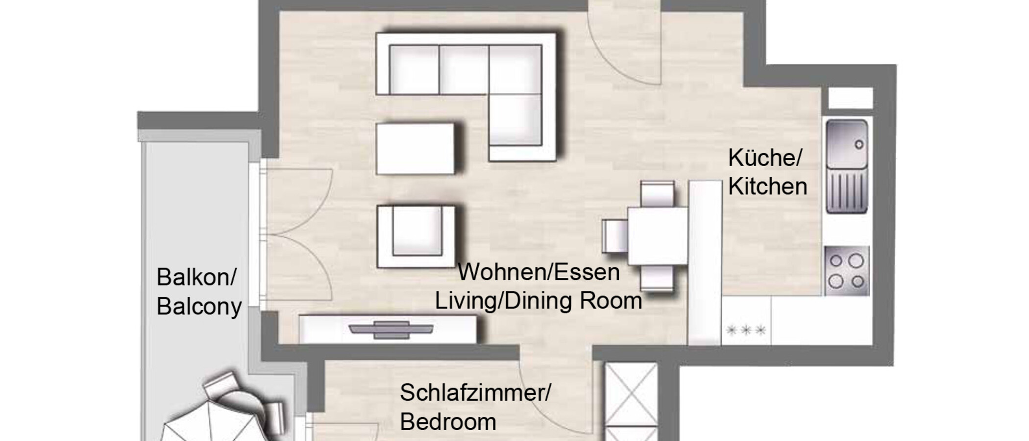 appartamento München Moosach 01 planimetria 10026