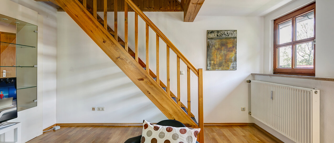 attico München Obermenzing 05 soggiorno 10079