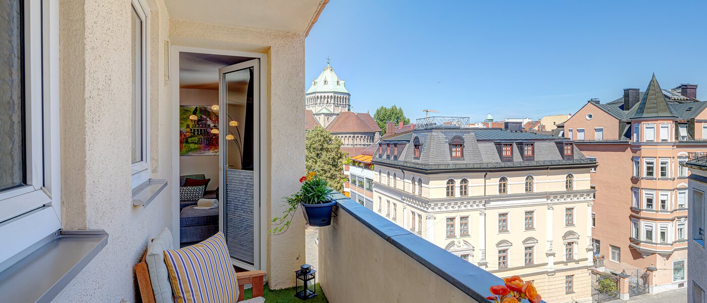 appartamento München Lehel 02 2° balcone 10088