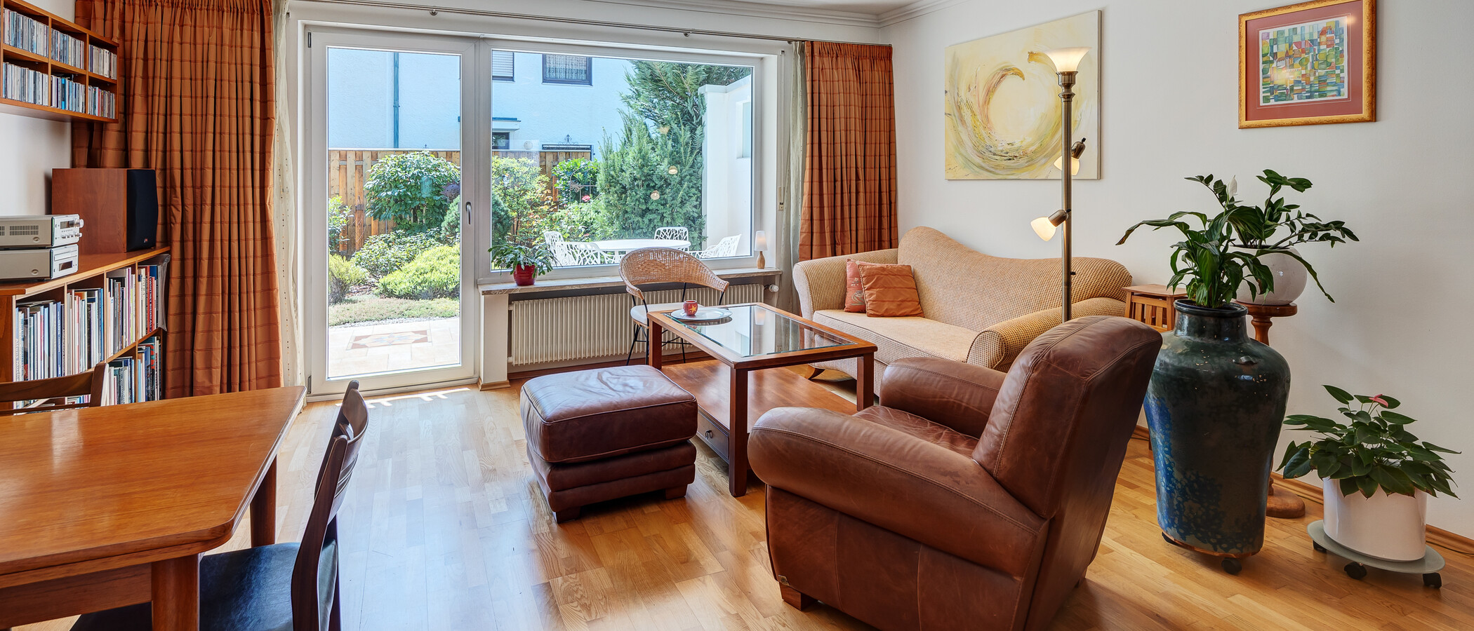 casa a schiera München Fasangarten 01 zona living 10099