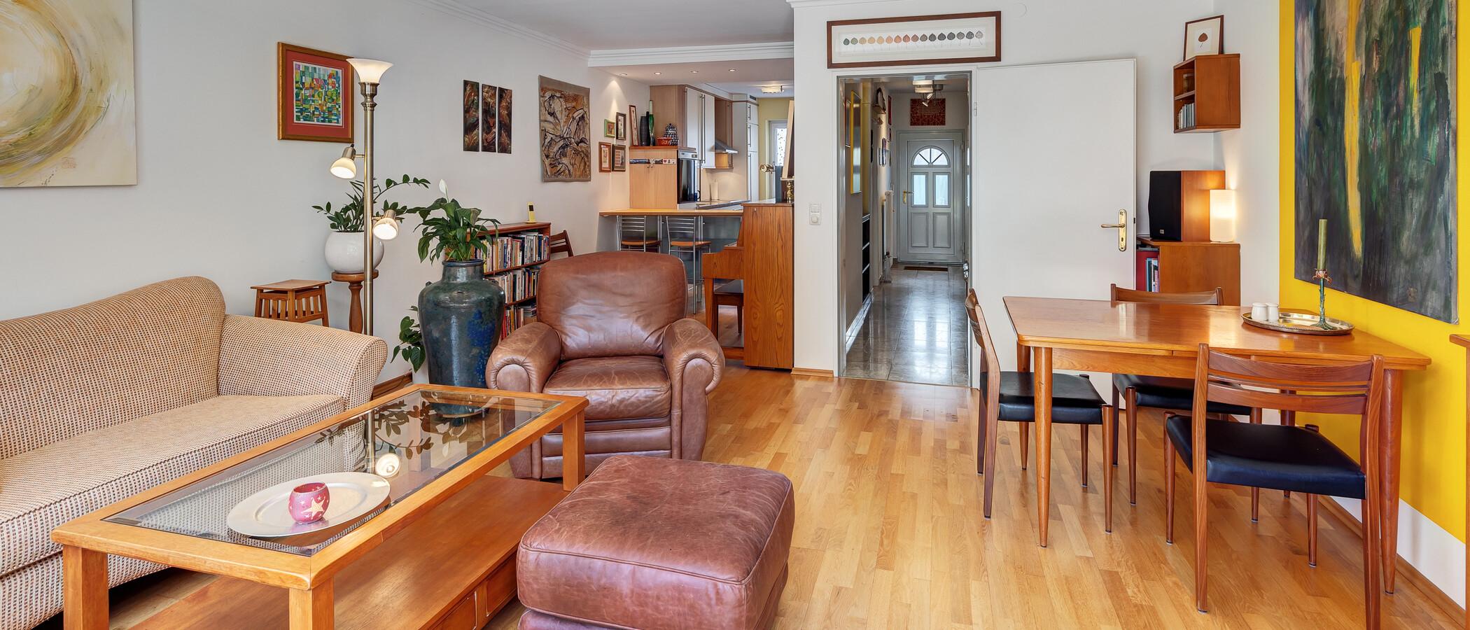 casa a schiera München Fasangarten 02 zona living 10099