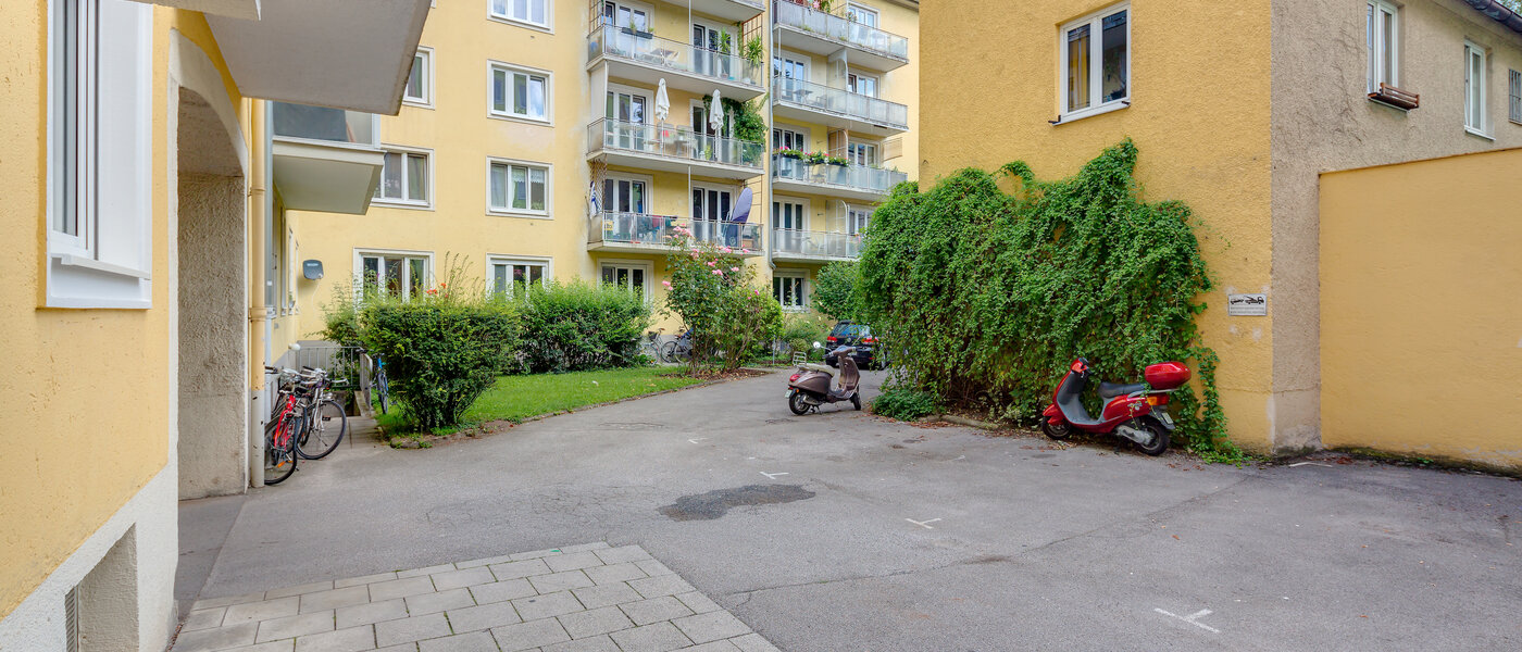 appartamento München Maxvorstadt - Universitätsviertel 01 cortile interno  10155