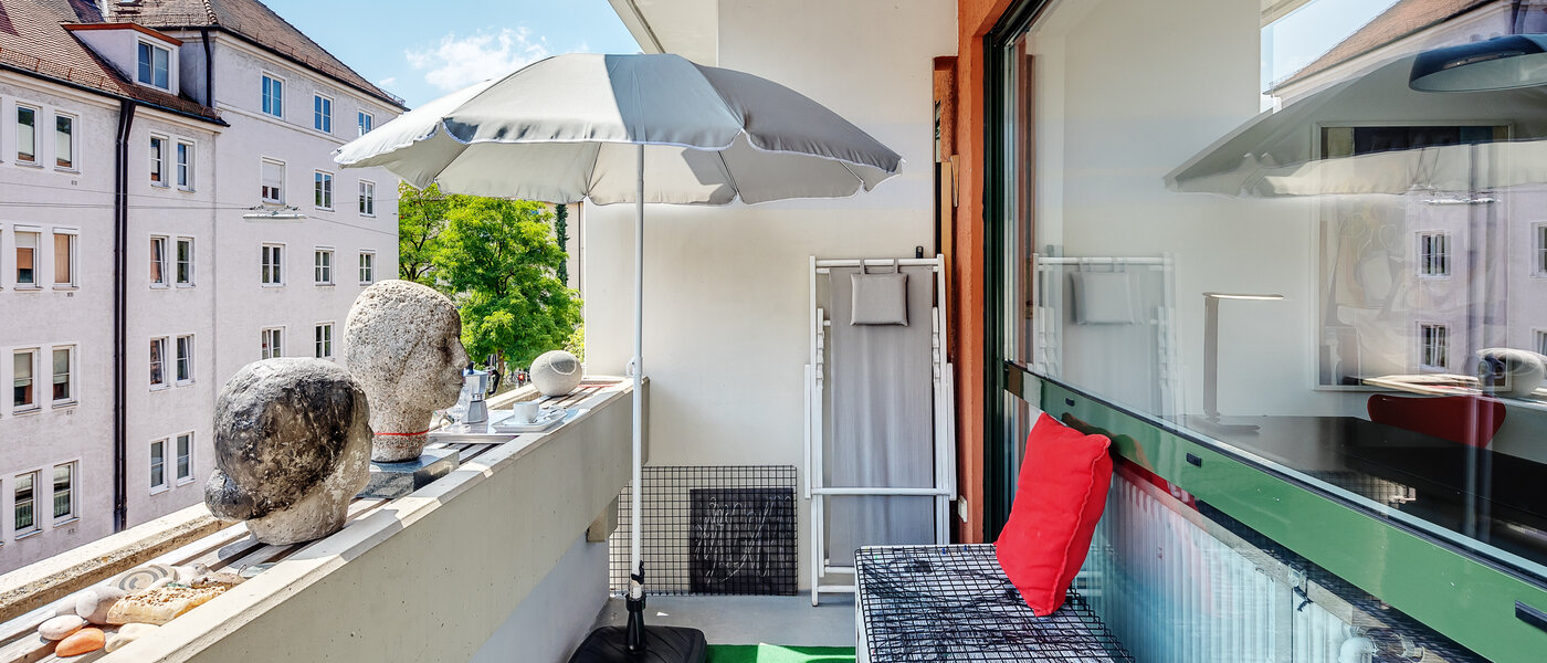 appartamento München Schwabing-West (rund um den Hohenzollernplatz) 01 balcone 10175