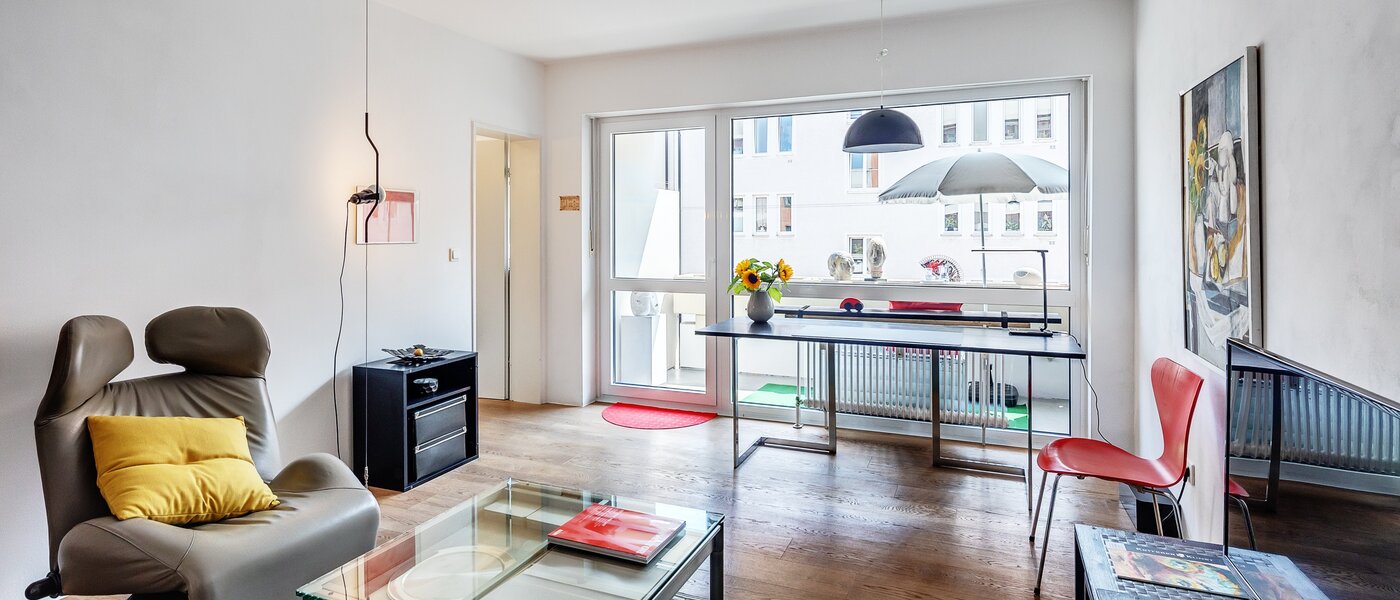 appartamento München Schwabing-West (rund um den Hohenzollernplatz) 02 zona living 10175