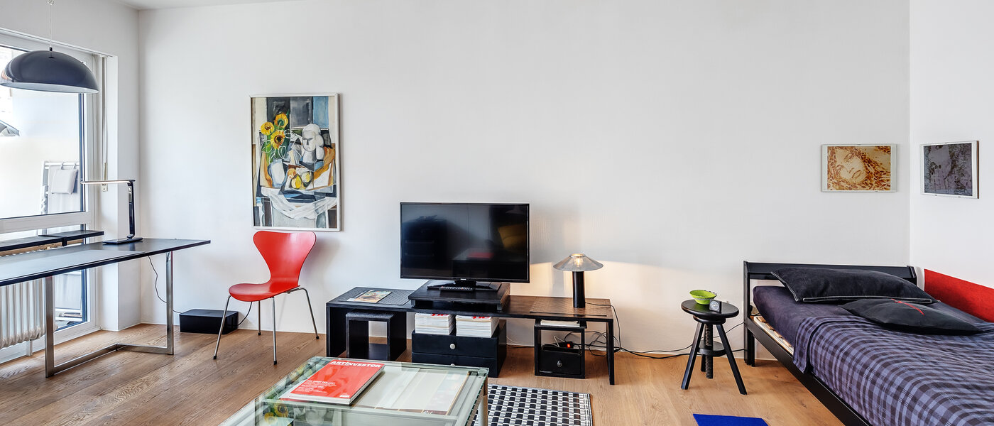 appartamento München Schwabing-West (rund um den Hohenzollernplatz) 05 zona living 10175