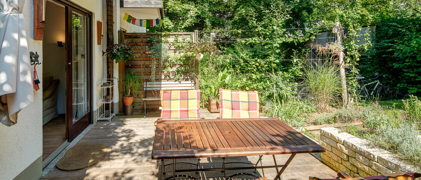 appartamento München Nymphenburg-Gern 03 terrazza 10196