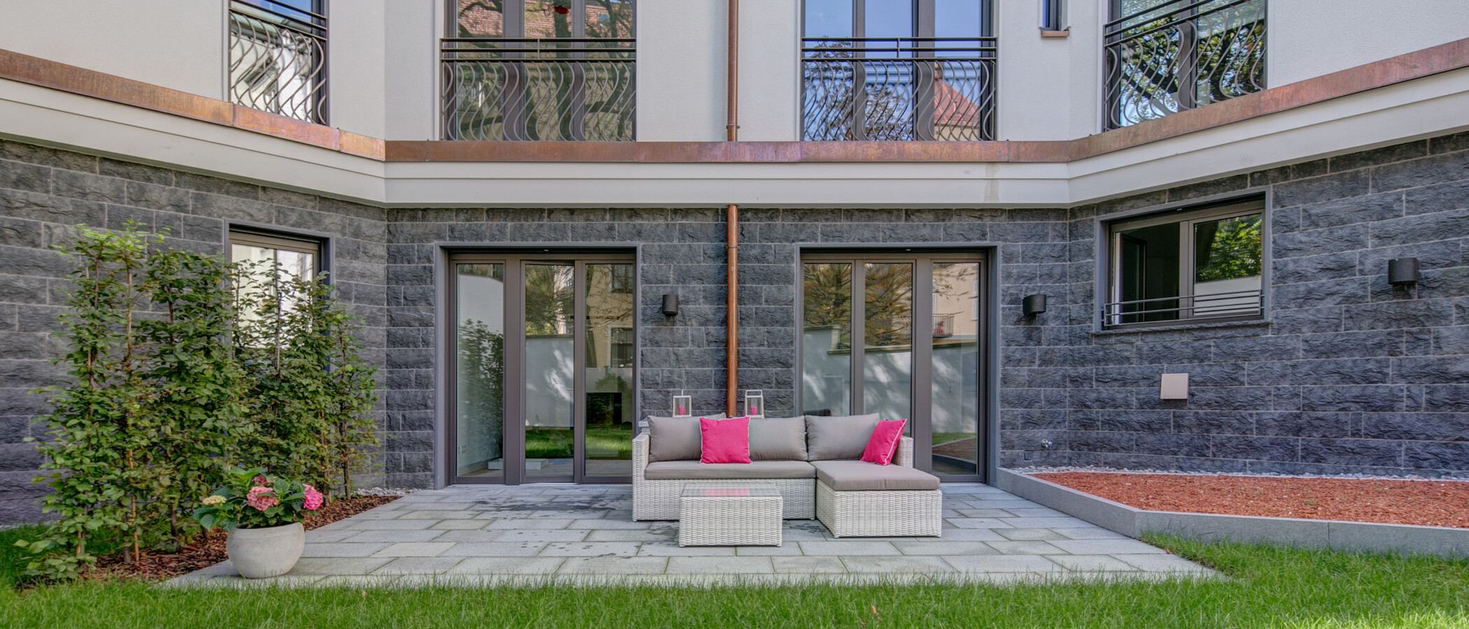 appartamento München Lehel 01 terrazza 10209