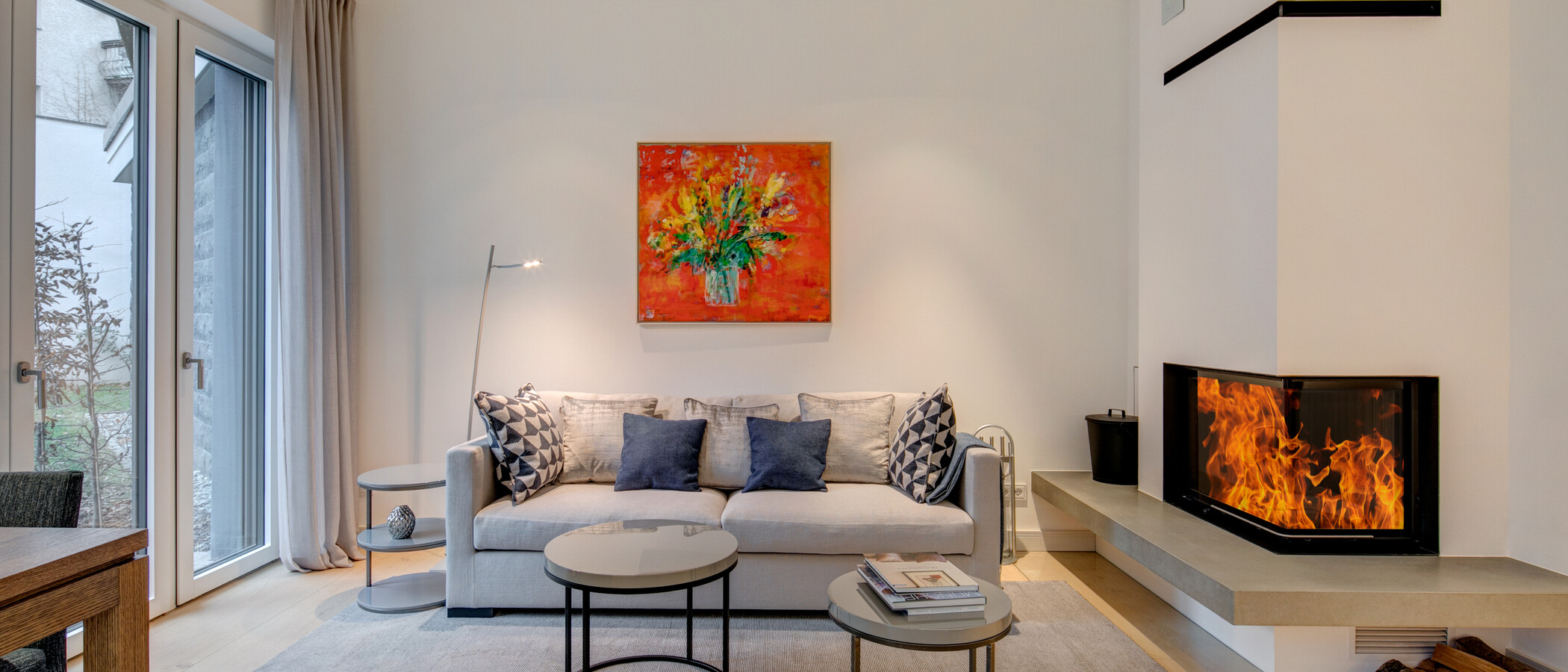 appartamento München Lehel 01 zona living 10209