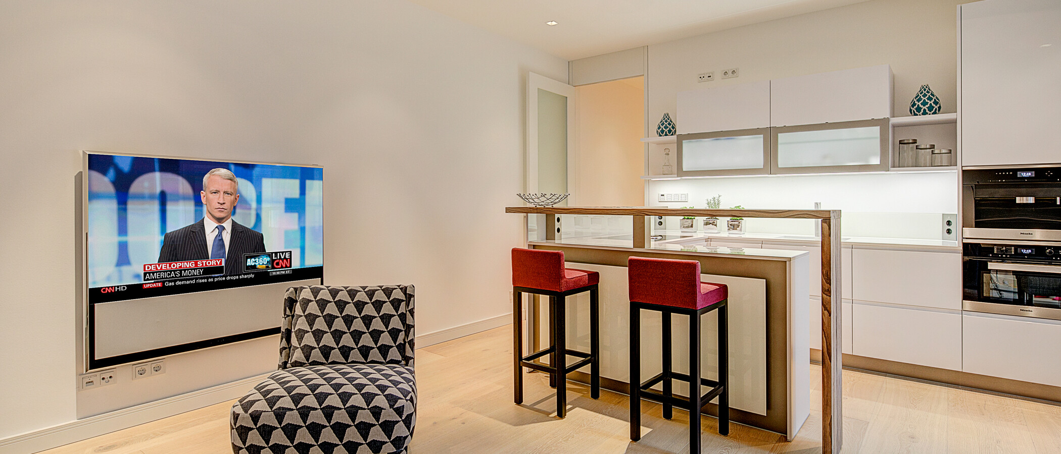 appartamento München Lehel 04 zona living 10209