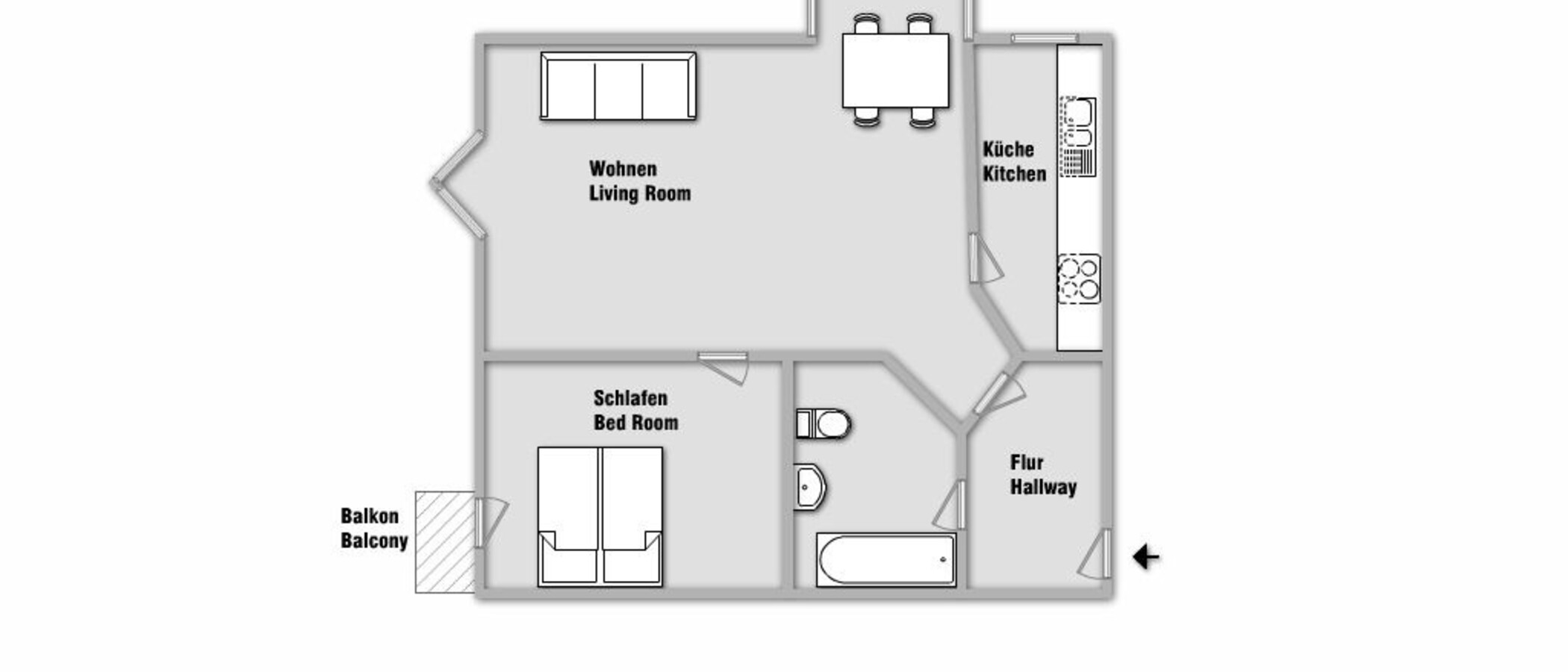 appartamento Neubiberg 01 planimetria 10247