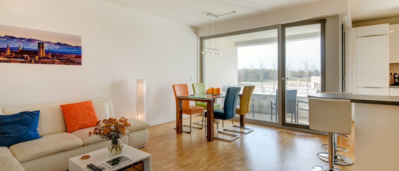 appartamento München Messestadt Riem 01 soggiorno 10291