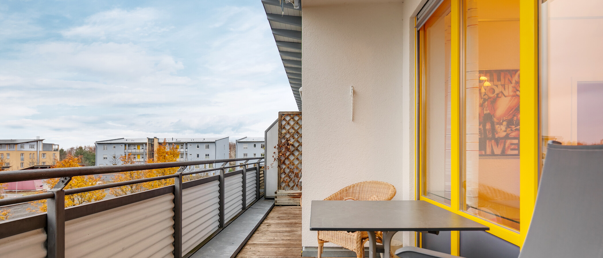 appartamento München Messestadt Riem 01 balcone 10307