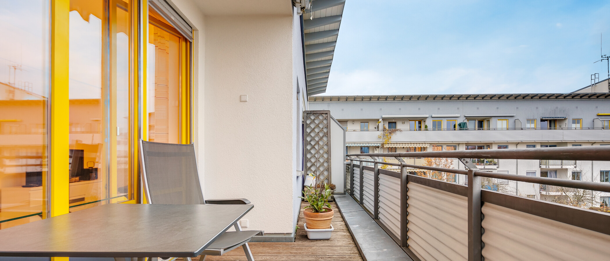 appartamento München Messestadt Riem 02 balcone 10307