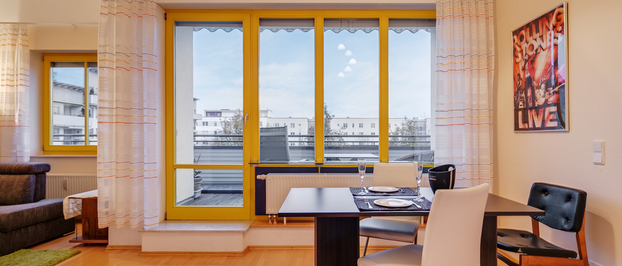 appartamento München Messestadt Riem 02 zona living 10307