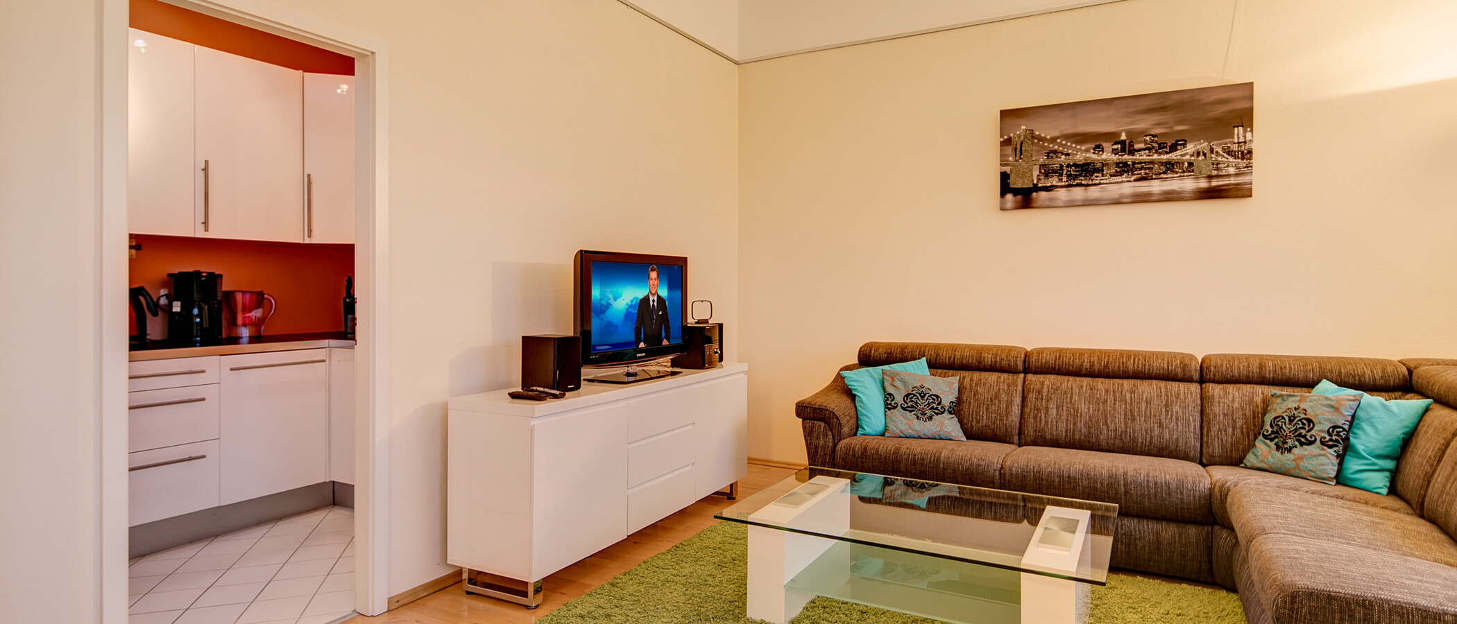 appartamento München Messestadt Riem 04 zona living 10307